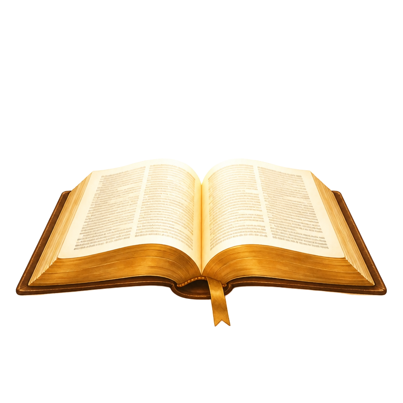 An open Bible